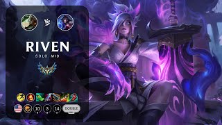 Riven Mid vs Ahri - NA Challenger Patch 14.6