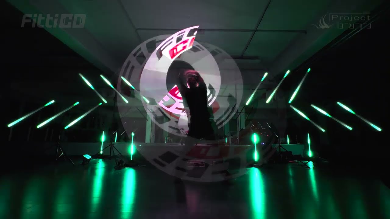 10 Jahre Fittico Chemnitz - LED Show // Project Fire Lichtjonglage