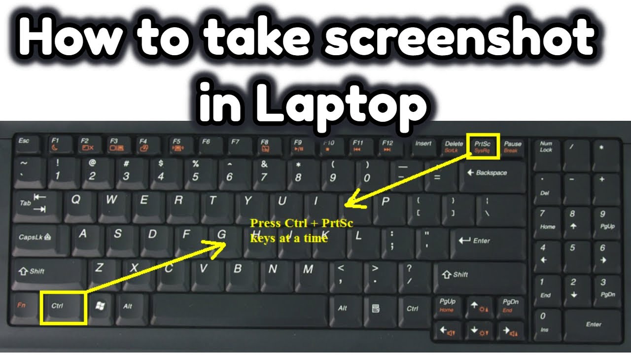 How to take a screenshot on a PC or Laptop any Windows 2020 - YouTube