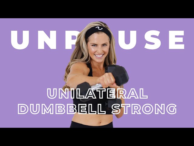 38 Minute Unilateral Dumbbell Strong Workout - ACTIVATE DAY 6