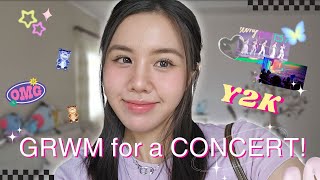 GRWM for a Y2K CONCERT 🦋 แต่งหน้า COOL TONE ไปคอนเสิร์ตยุค 2000s GMMxRS CONCERT | Jib Jannapa