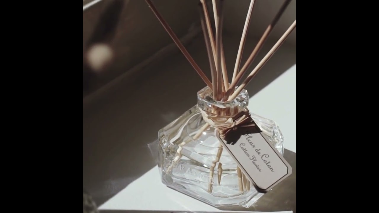 bouquet parfumé fleur de coton 130ml extrait parfum d'ambiance Grasse