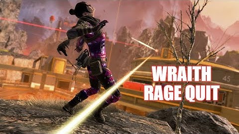 Wraith Funny Rage Quit - Apex Legends