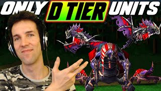 Tier D Undead units ONLY - CAN IT WIN? - WC3 - Grubby