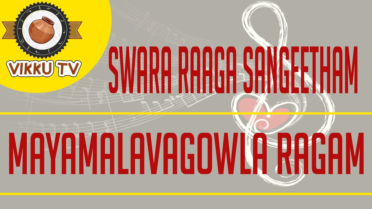 Swara Ragam Mayamalavagowla Ragam | Swararaaga Sangeetham | Vikku Vinayakaram ...