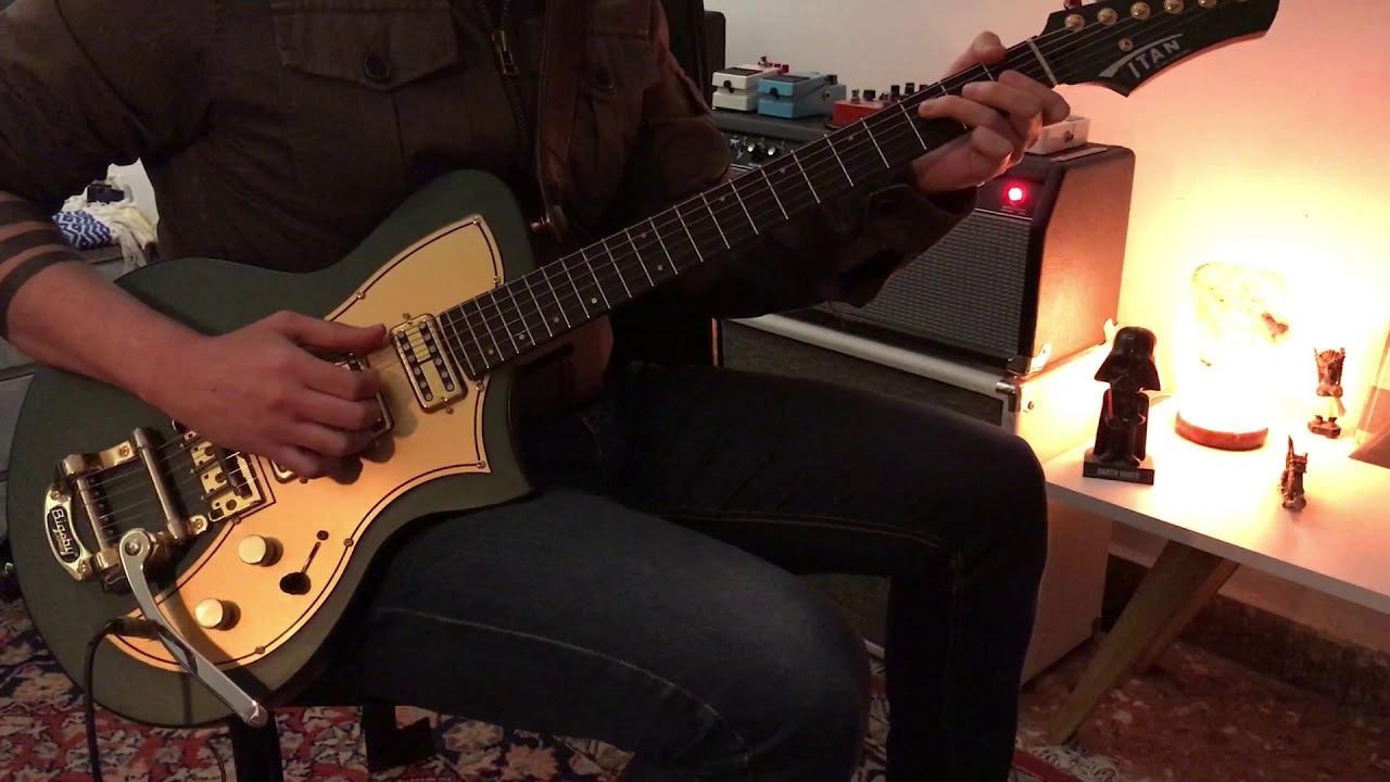 Sleep walk -Titan Guitars KR1 custom- TV Jones Powertron Plus - Argie Bluesmaster