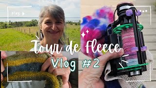 Knit Sip Happy - Tour De Fleece Vlog #2