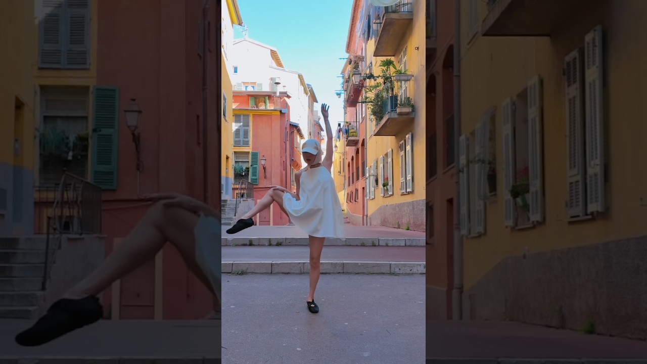 南フランス🇫🇷での即興コンテンポラリーダンス✨ニースの街並み