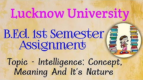 B.Ed. First Semester Assignment in English || Psychological Perspective Of Education 📚📘✍️