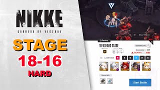 Stage 18-16 Hard Mode | Goddess of Victory: Nikke