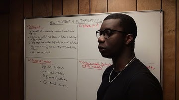 How To Create A Mathematical Model?