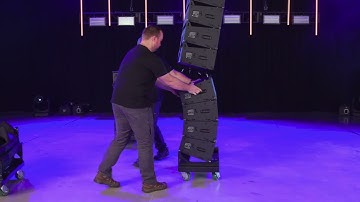 JBL VTX A8 Line Arrays Derigging Tutorial