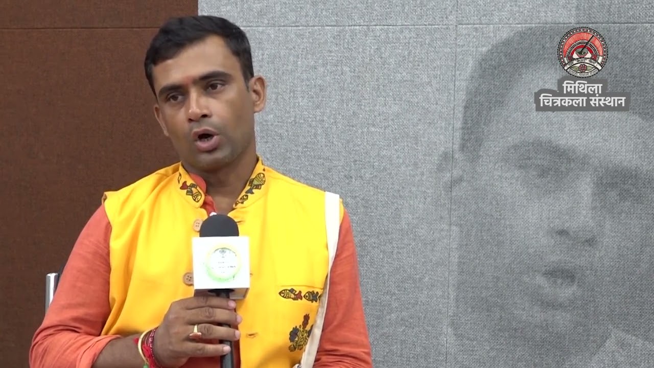 Madhubani artist Mr Remant Mishra