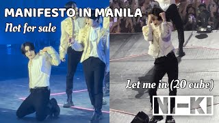 [4k iPhone fancam] 230204 Manifesto in Manila Not for sale/Let me in Enhypen Ni-ki focus 엔하이픈 니키 직캠