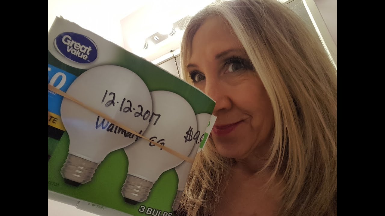 Great Value LED Vanity Globe Light Bulbs | Part 2 | KimTownselYouTube