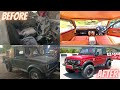 Complete makeover and restoration of 2013 ex army auction suzuki gypsy by palmotorsports