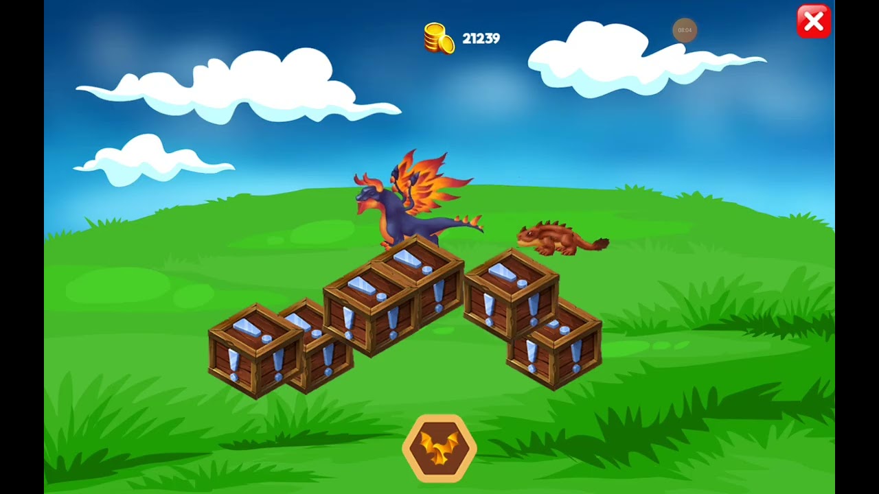 снимаю обзор на игру Dragon paradise city