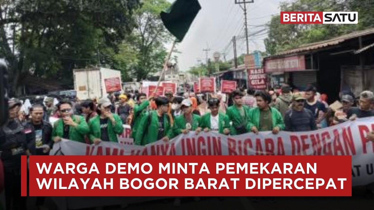 Warga Demo Minta Pemekaran Wilayah Bogor Barat Dipercepat | Beritasatu