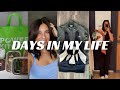 VLOG | days in my life, at home blowout routine, workout with me, meal prep delivery service &amp; more