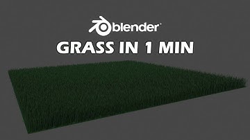 Create Realistic Grass in 1 Minute in Blender