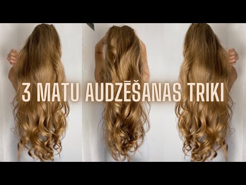 Video: 3 veidi, kā noņemt matu matus