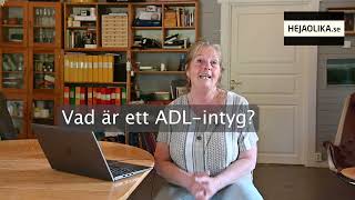 Anna Barsk Holmbom om ADL-intyg. Intervju 21 maj 2024.