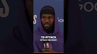 LeBron James responds to Lakers flopping allegations #shorts