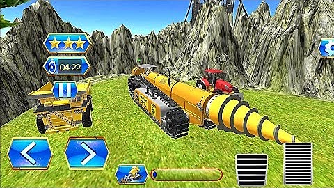 Super Construction Machine #2 - Mega Tunnel Construction Simulator - Android Gameplay - Jcb Game