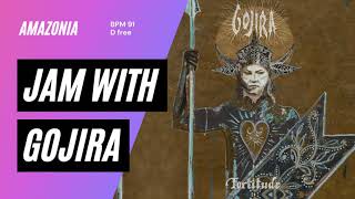 Jam With Gojira Amazonia - Tempo Bpm 91 - D Free - Backing Track