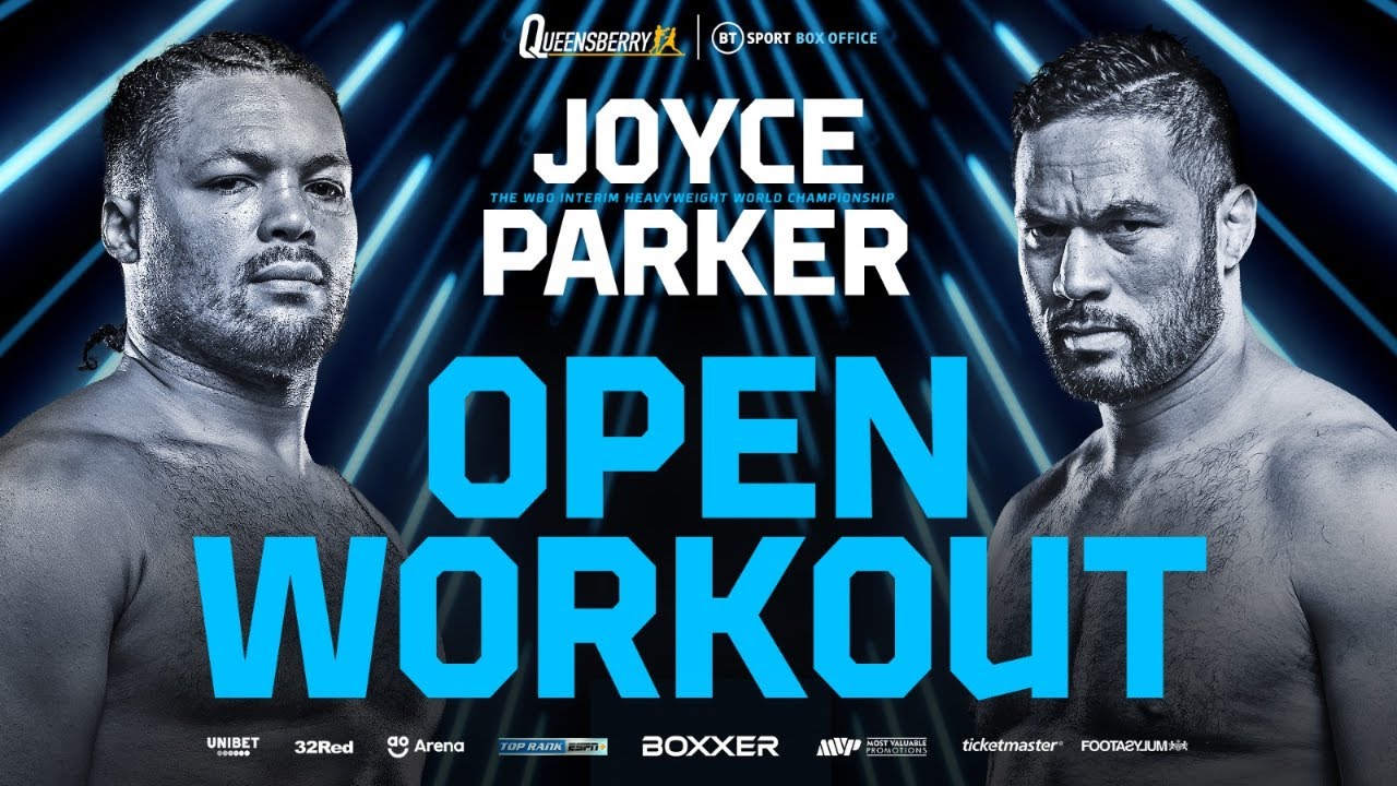 JOE JOYCE V JOSEPH PARKER OPEN WORKOUT LIVE! FULL CARD + SPECIAL GUEST JOE GALLAGHER