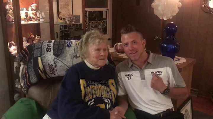 EXCITED FAN!! MARILYN MEYER MEETS TYLER REPKING OF...