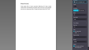 Print Contents Of A Div Element | HTML, CSS & Javascript