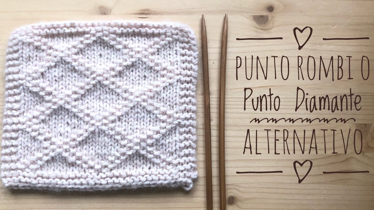 Il Punto Rombi o Punto Diamante alternativo  - Enciclopedia dei punti n°8