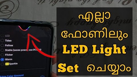 How To Enable LED Notification Light Around Notch Or Camera - For Any Android Device | Without Root