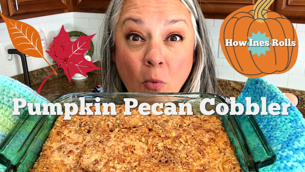 How to Make PUMPKIN PECAN COBBLER | Easy Baking Tutorial | Fall Recipes