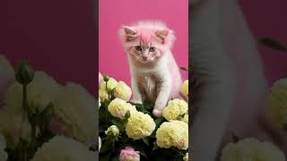 From Newborn Kitten to Elegant cat: An Emotive Time Lapse Visual Story #shorts #cat #kitten