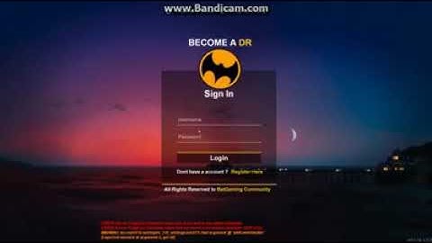 BatGaming MTA Roleplay Server - Account System V2.0