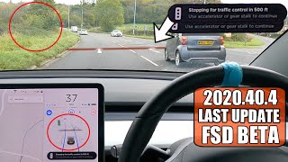 Last Update Before 'Full Self Drive' BETA! | Tesla Autopilot 2020.40.4 Test