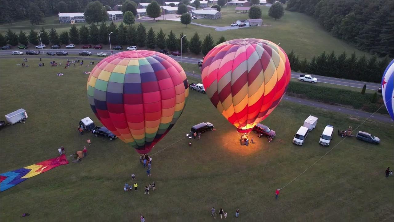 Drone Footage Hot Air Balloon Festival Wytheville, Virginia June