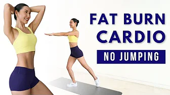 25 MIN FULL BODY CARDIO WORKOUT 🔥 FAT BURNING (No Jumping, No Squats, No Lunges)