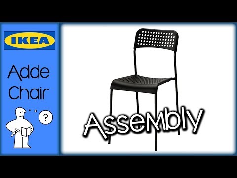 Ikea Adde Chair Assembly Montaggio Sedia Adde Ikea Youtube