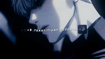 +3 simple transitions for edits tutorial (any style) / alight motion (☆_☆)♪ #58