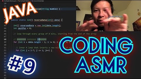 Lo Fi ASMR | Practicing Java Coding #9. whispering and keyboard typing sounds