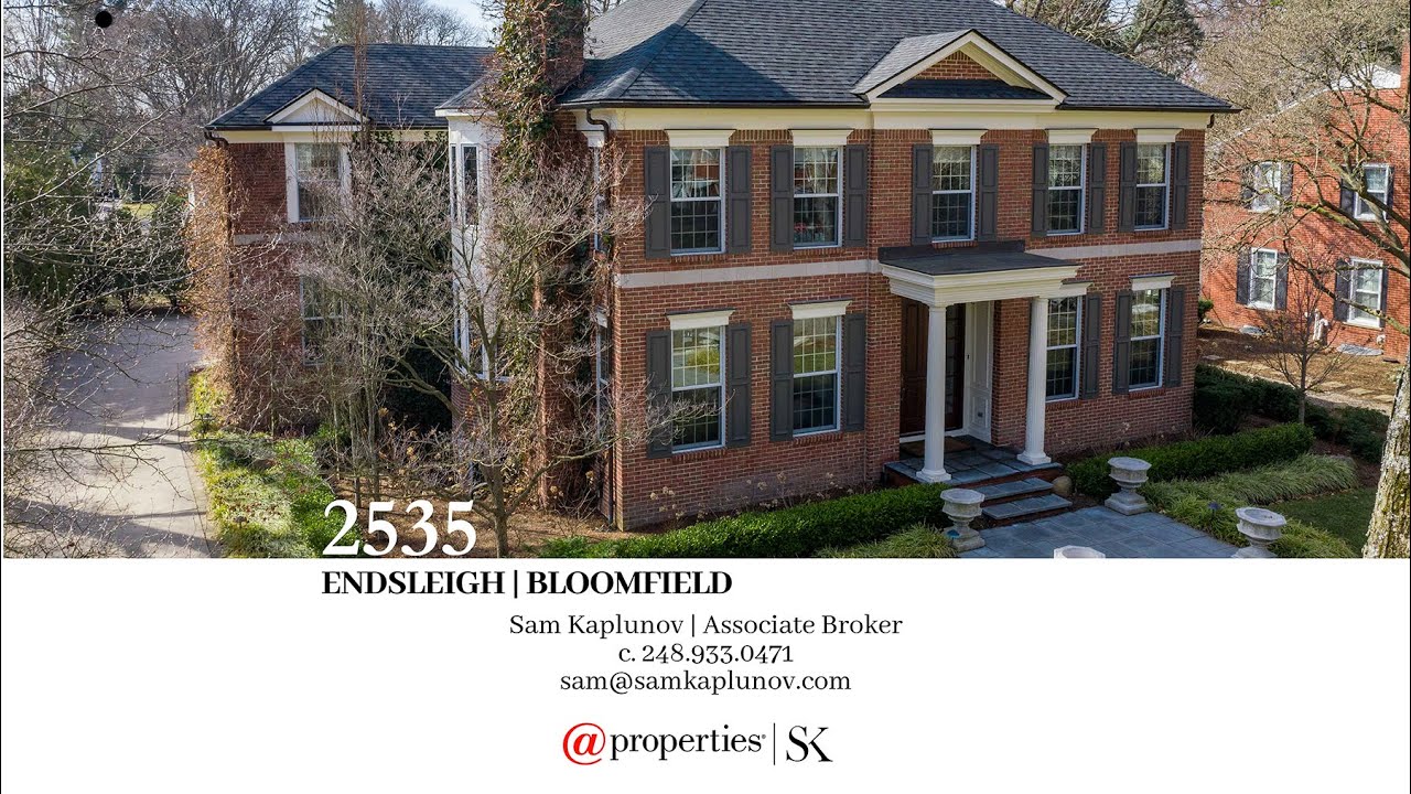 2535 Endsleigh Dr | Bloomfield Twp, MI  48301
