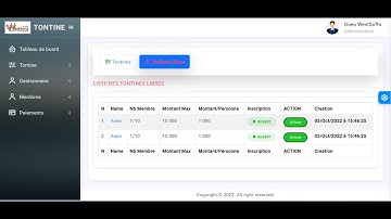 Tontine - Module Gestionnaire: Application de Gestion de Mutuelles, Association et Micro Finance...