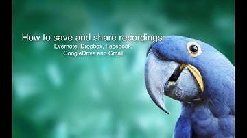 Callnote Tutorial: How to Share Your Recordings via Evernote, Dropbox, Facebook, GoogleDrive