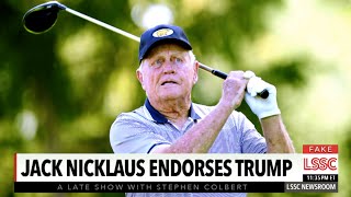 Jack Nicklaus Endorsed Donald Trump And Golf Announcers Are Losing Their Chill Jack Nicklaus Endorsed Donald Trump And Golf Announcers Are Losing Their Chill
