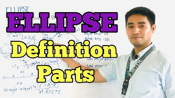 Ellipse | DEFINITION OF AN ELLIPSE | WHAT ARE THE PARTS OF AN ELLIPSE | JUDD HERNANDEZ