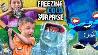 DON'T PRESS THAT BUTTON!!  (FV Family Freezing Cold Surprise)