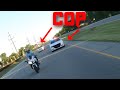 Motorcycles WHEELIE Away From The POLICE - Bikes VS Cops #61